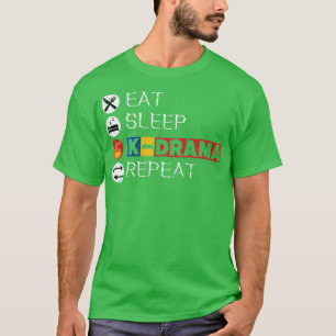 T-shirt Mangez le sommeil KDrama Répéter 9