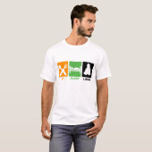T-SHIRT MANGEZ LE SOMMEIL LINUX (Devant entier)