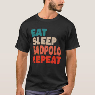 T-shirt Mangez le sommeil Répéter le polo à vélo