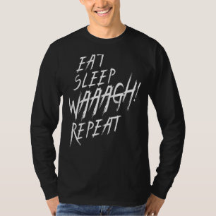 T-shirt Mangez Le Sommeil Répétez Le Ventilateur De Guerre