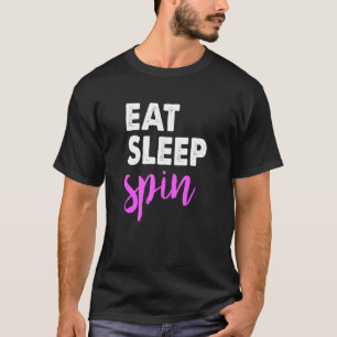 T-shirt Mangez le sommeil Spin Gym Sayym Sayying Classe de