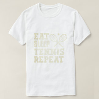 T-shirt Mangez le tennis de nuit