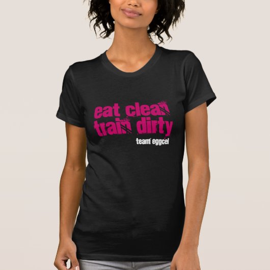 T-shirt mangez le train propre gallons sales ! (Devant)