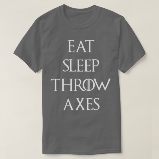 T-shirt Mangez les axes de pouce du sommeil (Design devant)