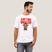 T-shirt Mangez les baleines (Devant entier)