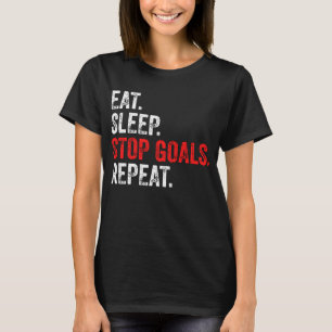T-shirt Mangez les objectifs d'arrêt de sommeil Répéter -