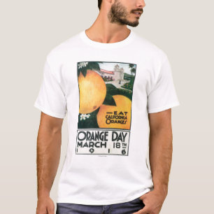 T-shirt Mangez les oranges de CA le jour orange