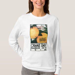 T-shirt Mangez les oranges de CA le jour orange