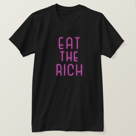 T-shirt Mangez les riches (Design devant)