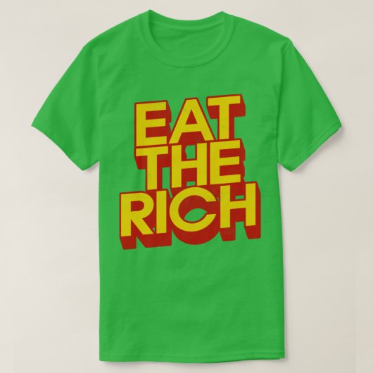 T-shirt Mangez Les Riches1 (Design devant)
