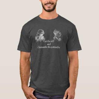 T-shirt Mangez les riches et démantelez le patriarcat