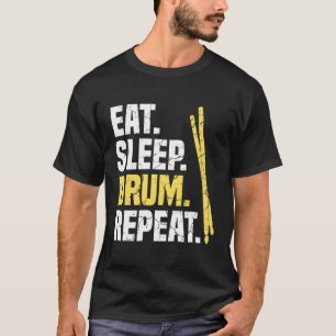 T-shirt Mangez les tambours à répétition du tambour du som