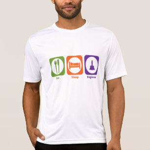 T-shirt Mangez l'ingénieur de sommeil