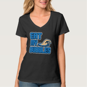 T-shirt Mangez Mes Bulles Humour Entraîneur de natation