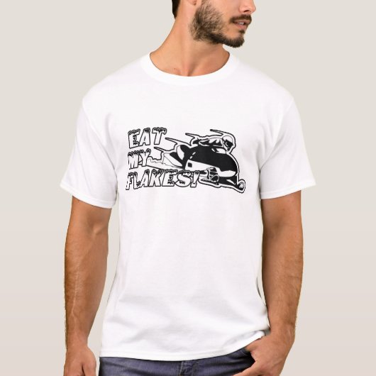 T-shirt Mangez mes flocons (Devant)