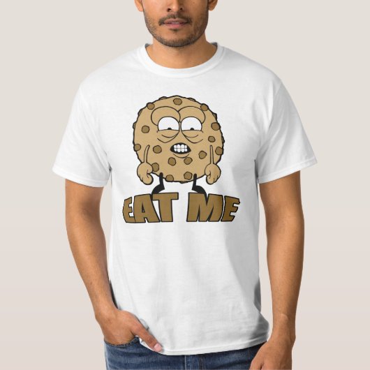 T-shirt Mangez-moi - biscuit (Devant)