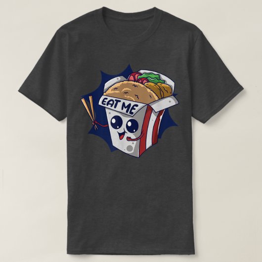 T-shirt Mangez-Moi Pendant Que Je Suis Cuisine Chauffante  (Design devant)