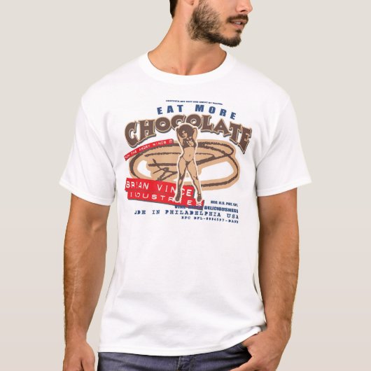 T-shirt mangez plus 2 (Devant)