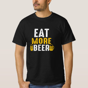 T-shirt Mangez plus de bière