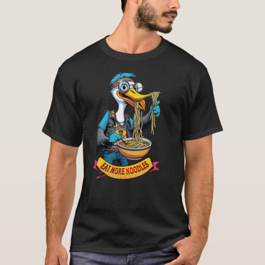 T-SHIRT MANGEZ PLUS DE NOUILLES (Devant)