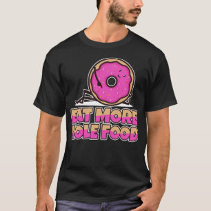T-shirt Mangez plus de trous aliments skate camion garçon