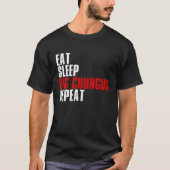 T-shirt Mangez Sleep Big Chungus Répéter T Shirt Chungus m (Devant)