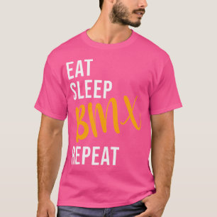 T-shirt Mangez Sleep Bmx Répéter Funny Bmx