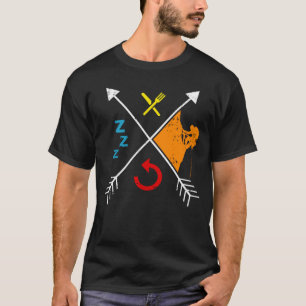 T-shirt Mangez Sleep Climber Sport Escalade Bouldering