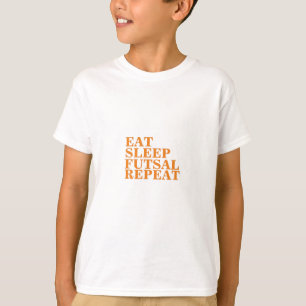 T-shirt Mangez Sleep Futsal Abrogation Football-Sport Futs