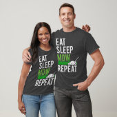 T-shirt Mangez Sleep Mow Répéter Funny Grass Mowing (Unisexe)
