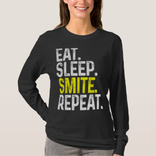T-shirt Mangez Sleep Smite Répéter Funny Tabletop Jeu Role
