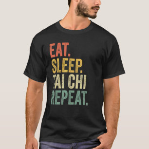 T-shirt Mangez Sleep Tai Chi Répétez La Méditation Japonai