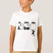 T-shirt Mangez. Sommeil. Montée (Devant)