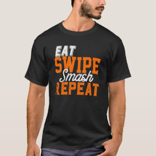 T-shirt Mangez Swipe Smash En Ligne Rencontre Unique P Y F