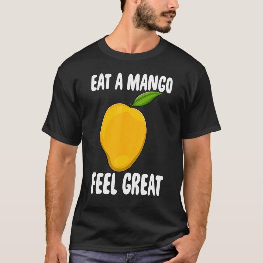 T-shirt Mangez Un Mango Et Sentez-Vous Super Amour Fruit M (Devant)