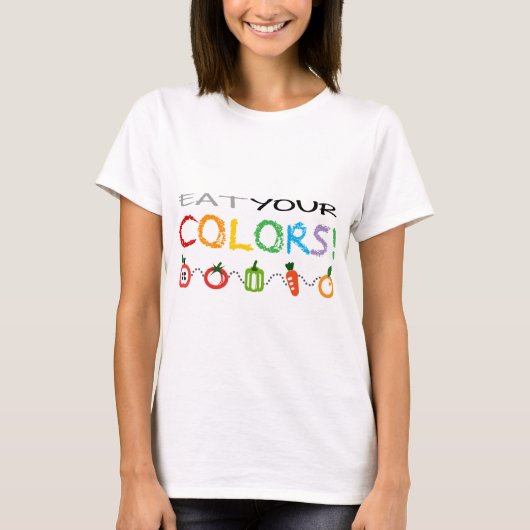 T-shirt Mangez vos couleurs ! (Devant)