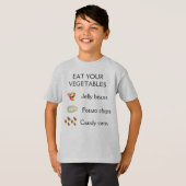 T-shirt Mangez vos légumes (Devant entier)