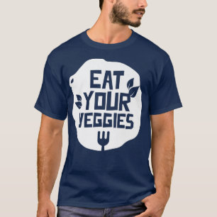 T-shirt Mangez vos légumes Légume Garden Plan végétarien