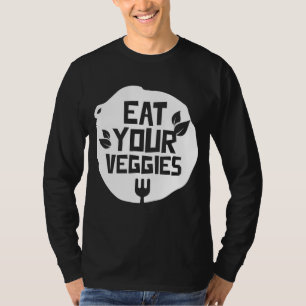 T-shirt Mangez vos légumes Légume Garden Plan végétarien