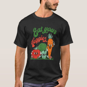T-shirt Mangez Vos Légumes Végétalien