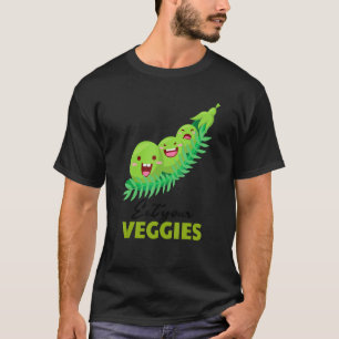 T-shirt Mangez Vos Légumineuses Edamame Végétalien Légume