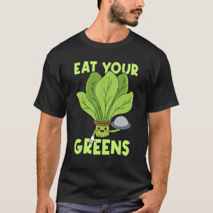 T-shirt Mangez vos verts Kale Spinach
