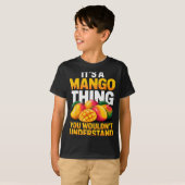 T-shirt Mango Costume For Men Women Kids Fruit Mango Lover (Devant entier)