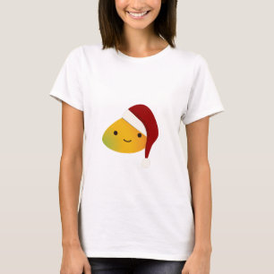 T-shirt Mango de Noël de Cute Kawaii