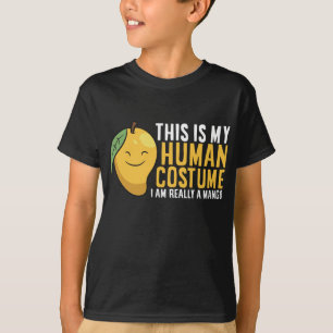 T-shirt Mango Fruit Halloween Mango Costume humain Je suis