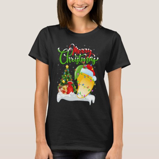 T-shirt Mango Fruit   Xmas Decorations Santa Mango Christm (Devant)