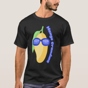 T-shirt Mango Grandma Famille Fruits Portant des lunettes 