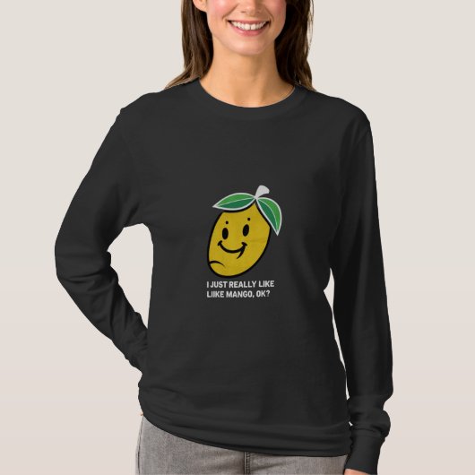 T-shirt Mango Lover J'Aime Vraiment Mango (Devant)