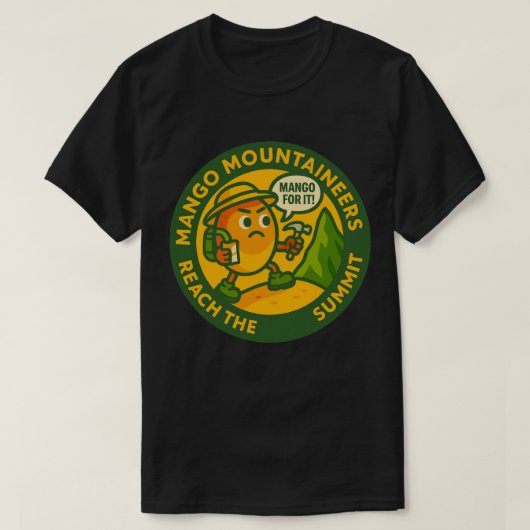 T-shirt Mango Mountaineers Reach The Summit (Design devant)