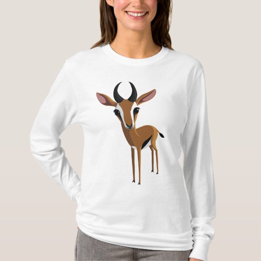 T-shirt Mangue la gazelle (Devant)